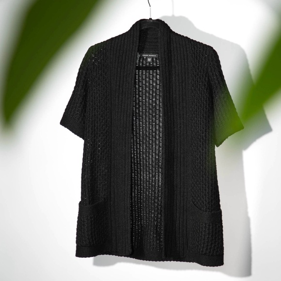 Banana Republic Black Open-Front Cardigan, Size XS - Never Worn - Picture 4 of 8